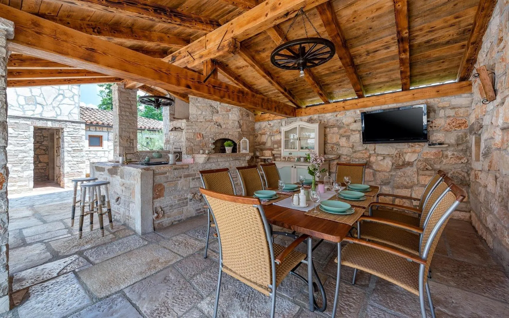 Holiday home Rustic Stone Holiday House With Pool Marcana