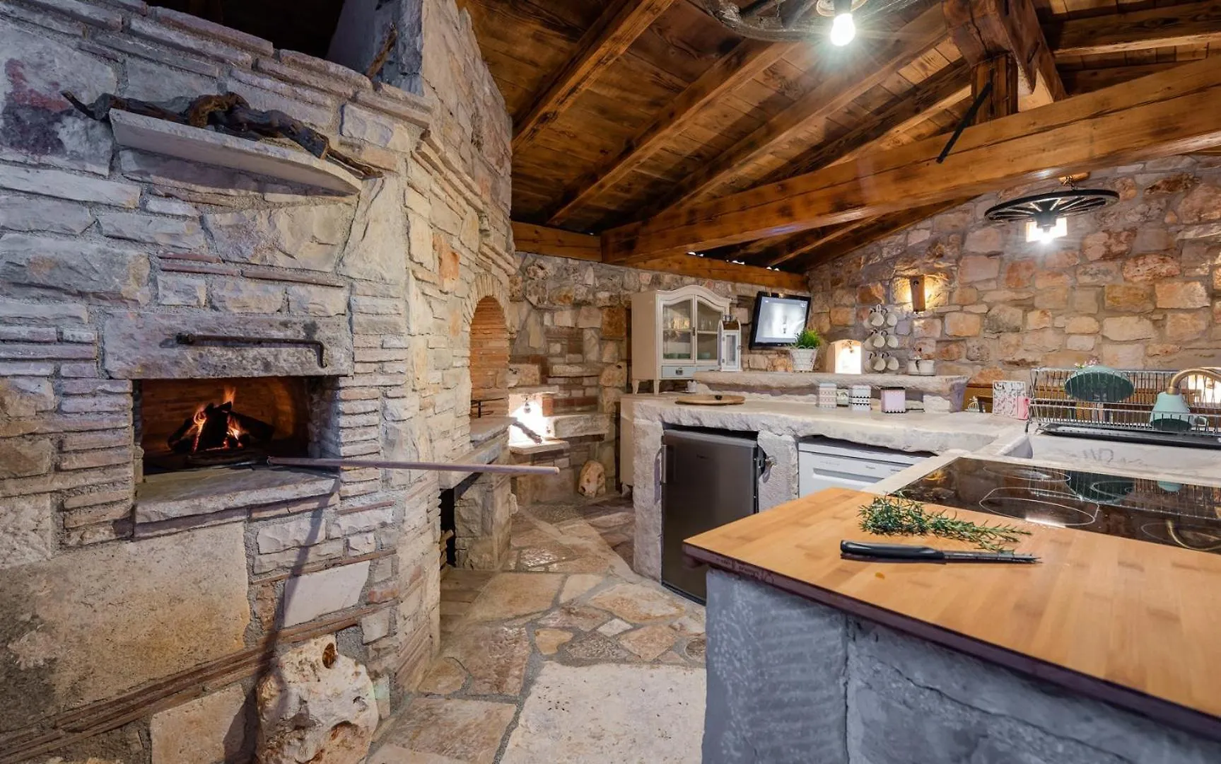 Rustic Stone Holiday House With Pool Marcana Croatia