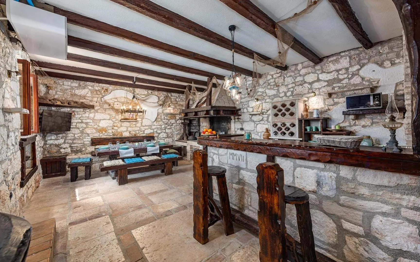 Holiday home Rustic Stone Holiday House With Pool Marcana