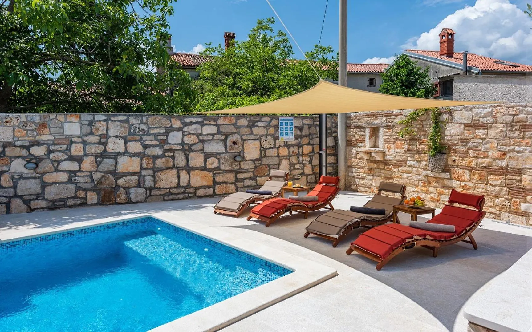 Rustic Stone Holiday House With Pool Marcana 0*,  Croatia