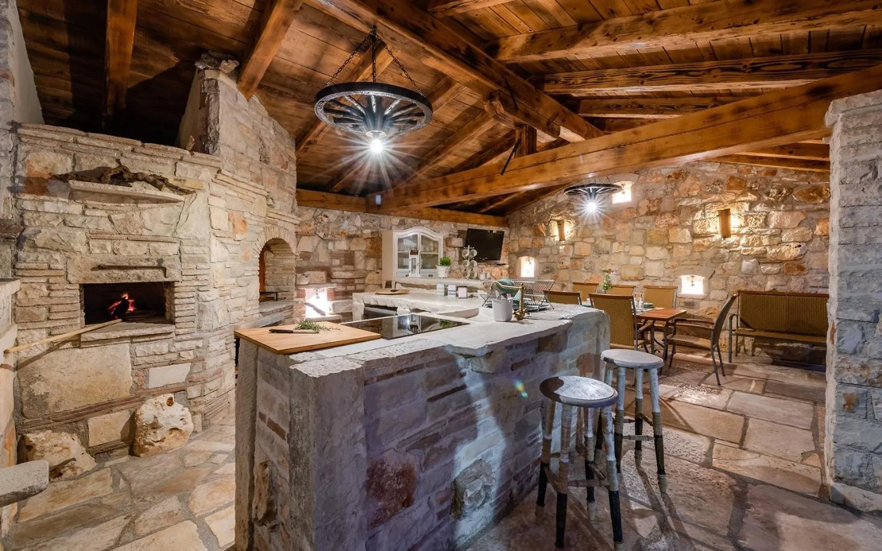 Holiday home Rustic Stone Holiday House With Pool Marcana